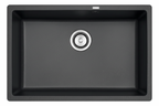 GLORY GL7945-B 790mm Granite Stone Kitchen Sink Top-Mount Single Bowl Matt Sinki Dapur