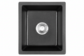 GLORY GL4641-B 455mm Granite Stone Kitchen Sink Top-Mount Single Bowl Matt Sinki Dapur