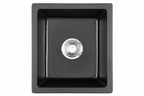 GLORY GL4641-B 455mm Granite Stone Kitchen Sink Top-Mount Single Bowl Matt Sinki Dapur