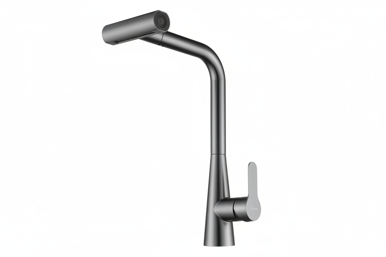 GLORY GLKT2025-Q Kitchen Pull Out Mixer Tap