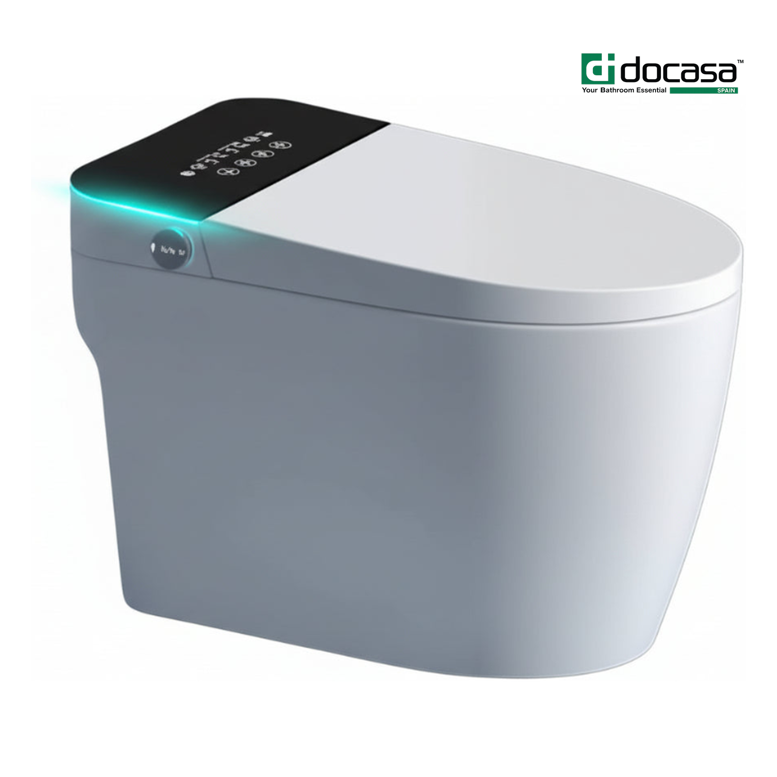 DOCASA A2000 Ceramic PTRAP STRAP 200MM 250MM 300MM Smart Toilet Bowl Set Auto Sensor Dual Flush WaterSaving Water Closet