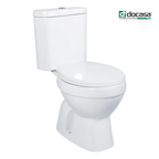 Docasa WD012 P-trap 180mm S-Trap 200mm 250mm Bathroom Closed Couple Rimless Washdown WC Water Closet 2Piece Jamban Duduk