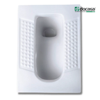 DOCASA CSP01 310mm Children Squatting Pan White come with Integral Tread Plates