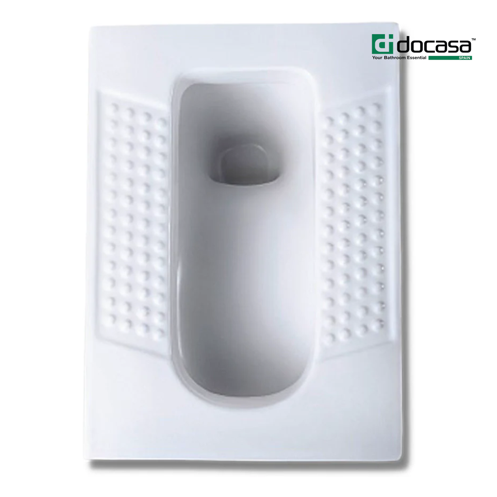 DOCASA CSP01 310mm Children Squatting Pan White come with Integral Tread Plates