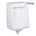 DOCASA WHU107 Wall Hung Urinal Bowl comes with Top Inlet pre-punch flush hole with Exposed Manual Urinal Flush Valve