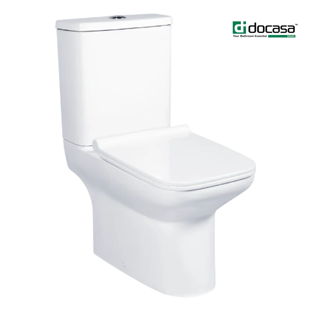 Docasa WD007 P-trap 180mm S-Trap 100mm till 300mm Bathroom Closed Coupled Rimless Washdown WC Water Closet Jamban Duduk