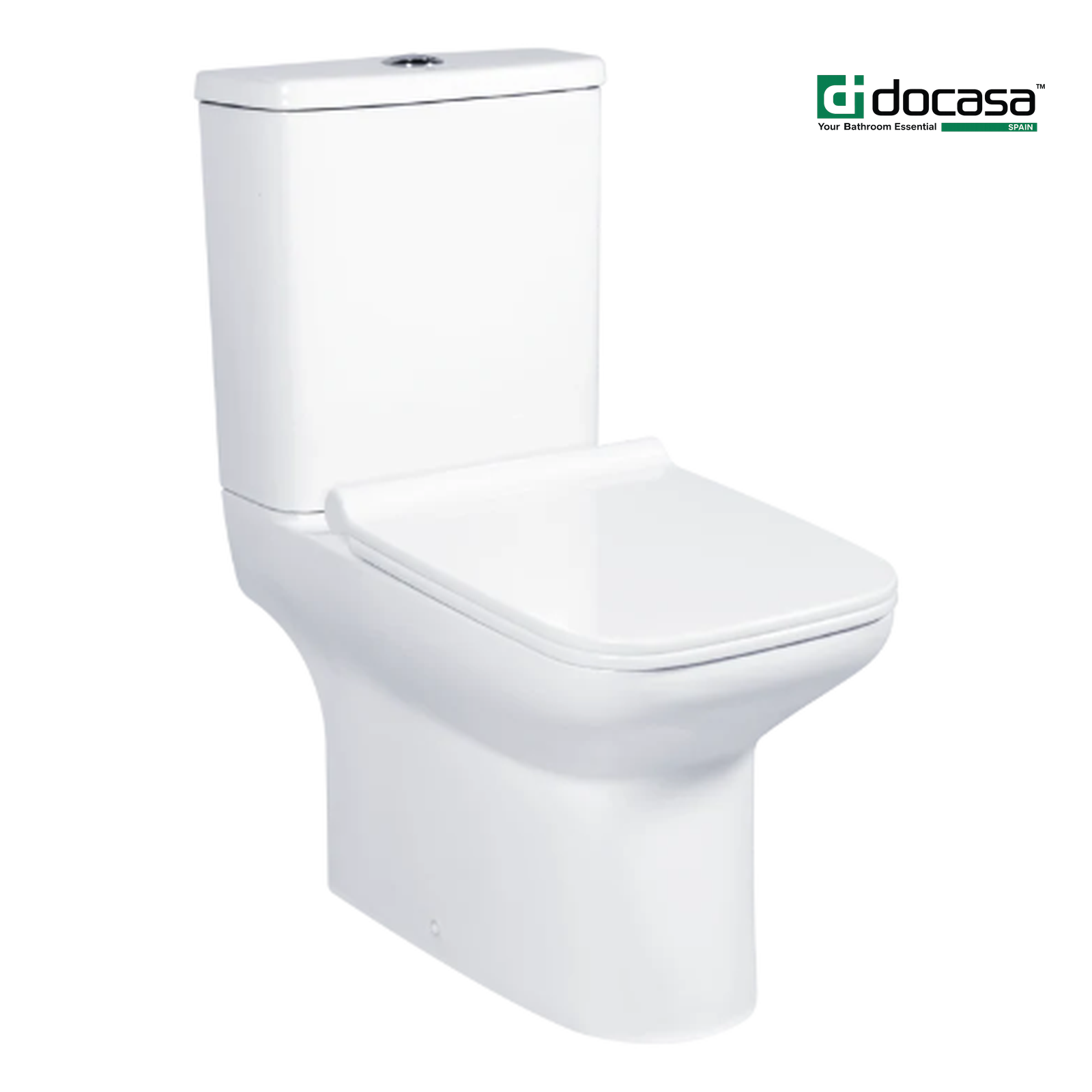 Docasa WD007 P-trap 180mm S-Trap 100mm till 300mm Bathroom Closed Coupled Rimless Washdown WC Water Closet Jamban Duduk