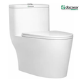 Docasa A111 P-Trap 180 S-Trap 200mm 250mm Bathroom One Piece Rimless WC Water Closet 1Piece Jamban Duduk PP Solf Close