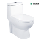 Docasa A310 P-trap 180mm S-Trap 200mm 250mm 300mm Bathroom One Piece Rimless Washdown WC Water Closet Jamban Duduk