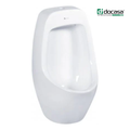DOCASA WHU110 Wall Hung Urinal Bowl comes with Top Inlet pre-punch flush hole with Exposed Manual Urinal Flush Valve
