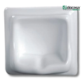 DOCASA SH01 170mm White Ceramic Soap Holder