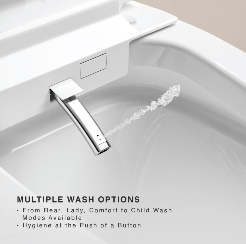 Sorento SRTWC195 Smart Intelligent Water Closet Toilet with Wireless Remote Control | Siphonic Flush | S-Trap 300mm