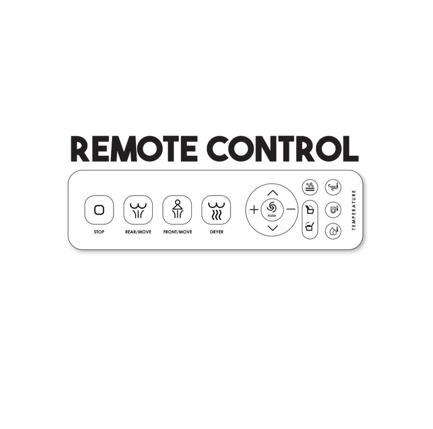 Sorento SRTWC191-G2 Smart Intelligent Water Closet Toilet with Wireless Remote Control | Siphonic Flush | S-Trap 250mm