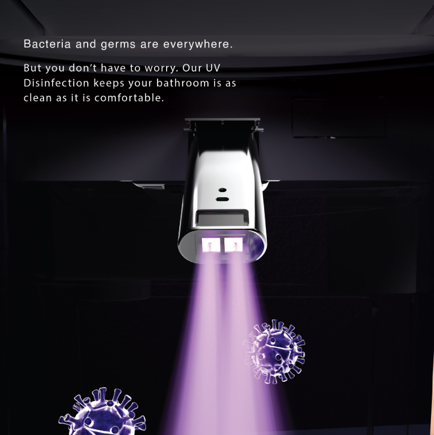 Sorento SRTWC191-G2 Smart Intelligent Water Closet Toilet with Wireless Remote Control | Siphonic Flush | S-Trap 250mm