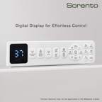 Sorento SRTWC189-G2 Smart Intelligent Water Closet Toilet with Wireless Remote Control | Siphonic Flush | S-Trap 300mm