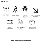 Sorento SRTWC193 Tankless Electronic Pulse Water Closet | Siphonic Flush | S-Trap 250mm