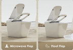 DOCASA A9000 Ceramic STRAP 250MM Smart Toilet Bowl Set Save Space Auto Sensor Dual Flush Tankless Water Closet Small WC