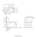 Sorento SRTWC203 Children One Piece Water Closet Washdown Flushing Technology S-Trap 200mm