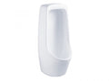 DOCASA URL559 Stall Urinal Bowl comes with Top Inlet pre-punch flush hole with Exposed Manual Urinal Flush Valve