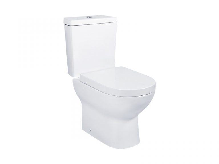 Docasa WD014 P-trap 180mm S-Trap 250mm Bathroom Closed Couple Washdown WC Water Closet 2 Piece Jamban Duduk Murah Jimat
