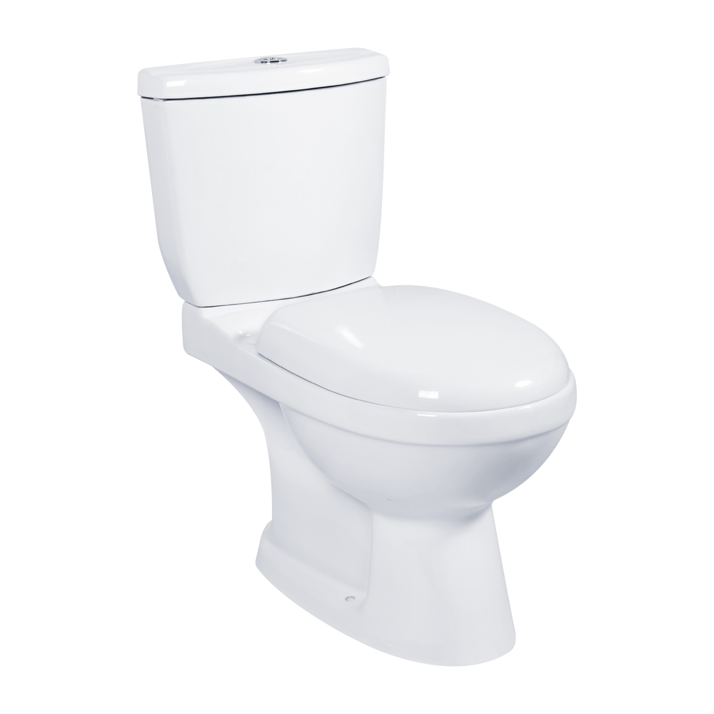 Docasa WD018 P-trap 180mm S-Trap 250mm 280mm Bathroom Closed Couple Washdown WC Water Closet 2 Piece Jamban Duduk Murah