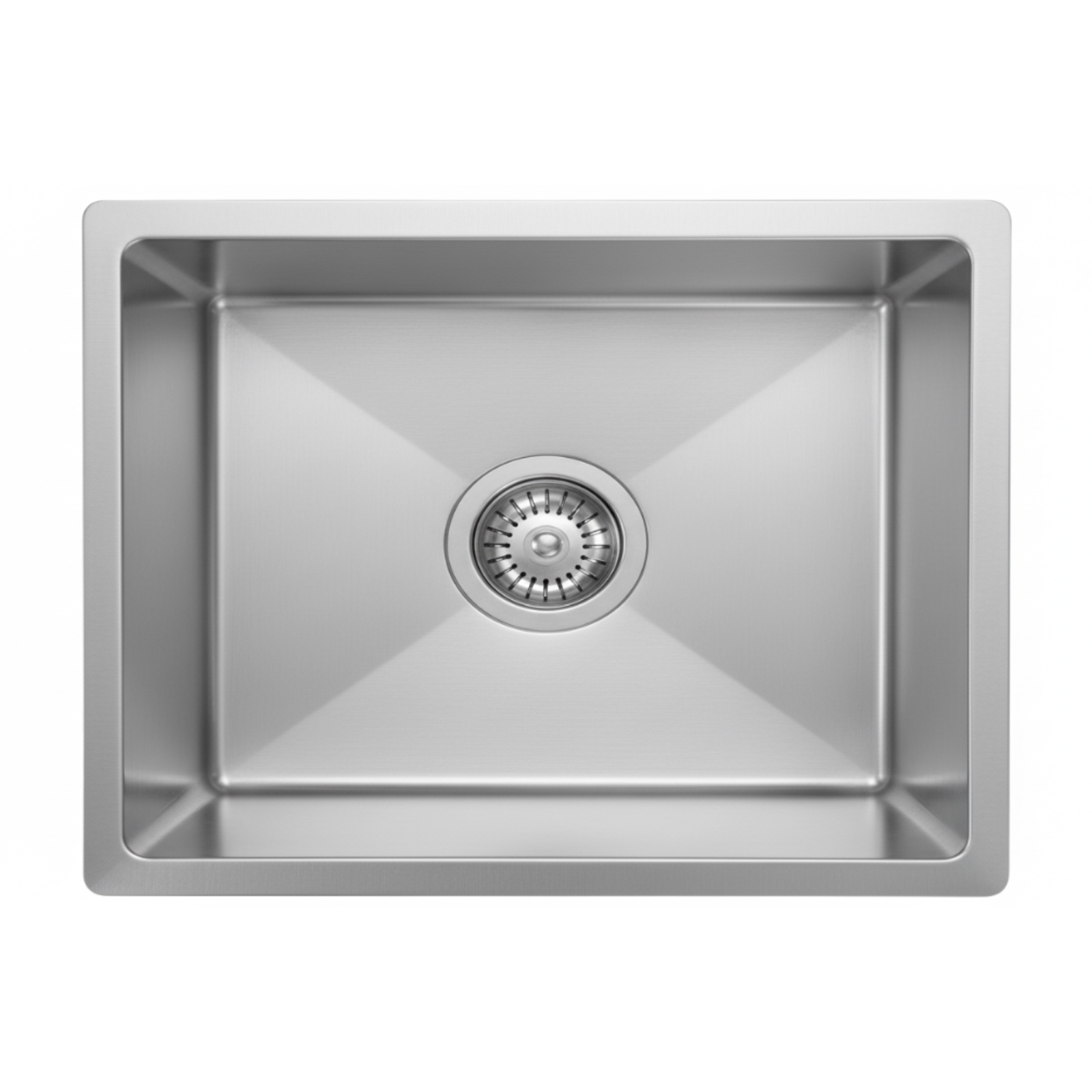 GLORY GL6045 600mm Stainless Steel 304 Kitchen Sink Undermount Single Bowl Matt Sinki Dapur