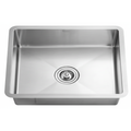 GLORY GL5545-R20 450mm Stainless Steel Kitchen Sink Top-Mount Single Bowl Matt Sinki Dapur