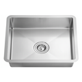 GLORY GL4541-R20 450mm Stainless Steel Kitchen Sink Top-Mount Single Bowl Matt Sinki Dapur