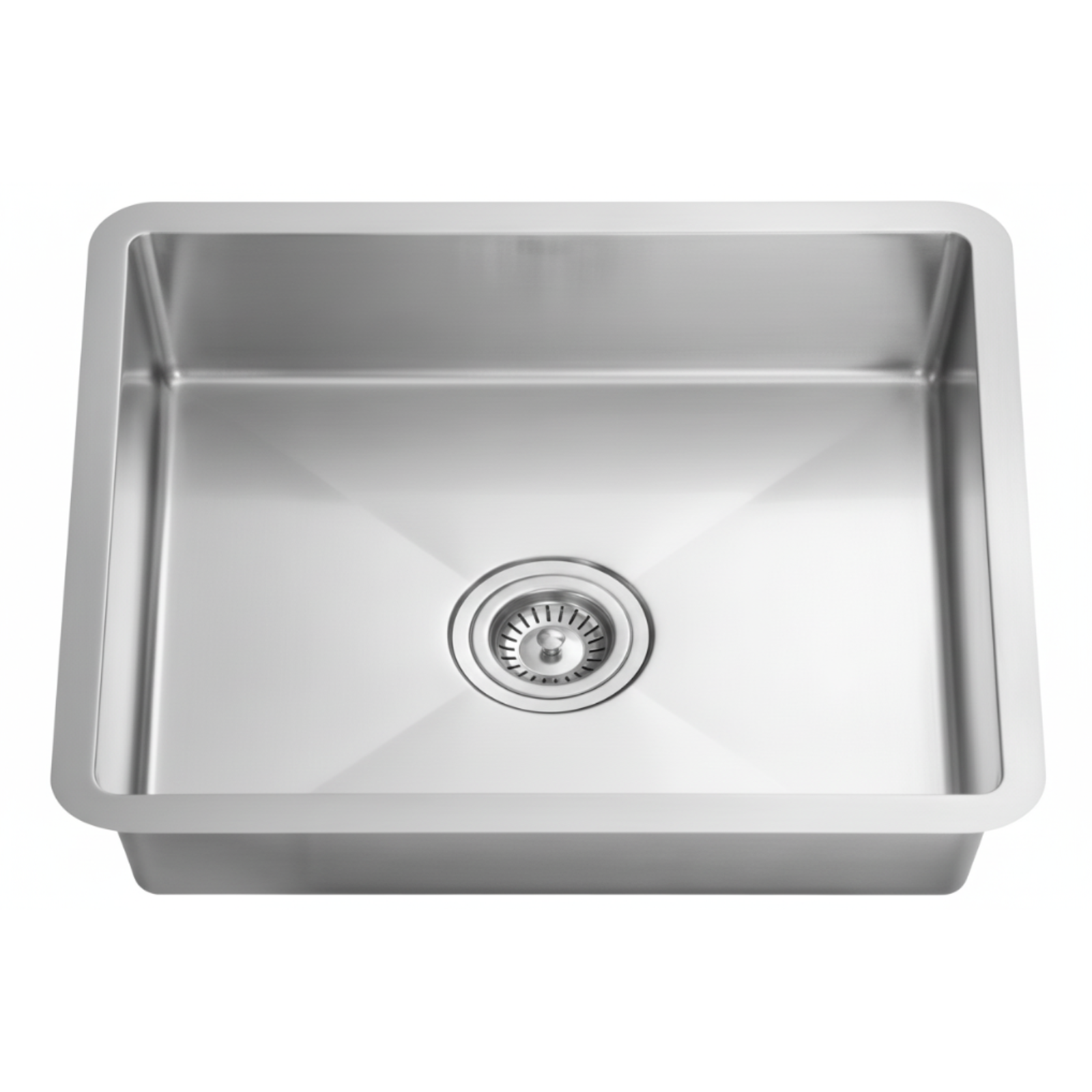 GLORY GL4541-R20 450mm Stainless Steel Kitchen Sink Top-Mount Single Bowl Matt Sinki Dapur