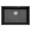 GLORY GL7945-B 790mm Granite Stone Kitchen Sink Top-Mount Single Bowl Matt Sinki Dapur