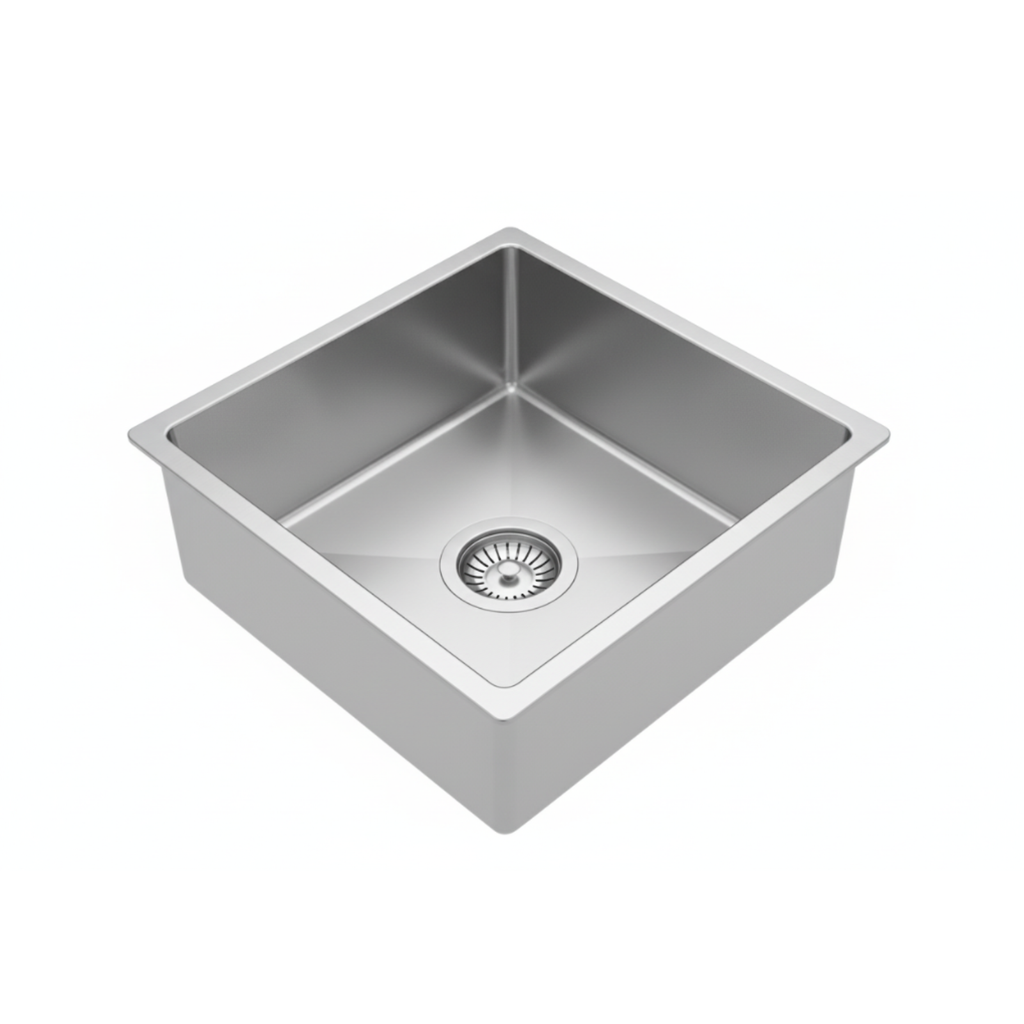 GLORY GL4045 400mm Stainless Steel 304 Kitchen Sink Undermount Single Bowl Matt Sinki Dapur