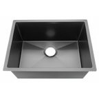 GLORY GL5545-BL 550mm Stainless Steel 201 Kitchen Sink Undermount Single Bowl Matt Sinki Dapur