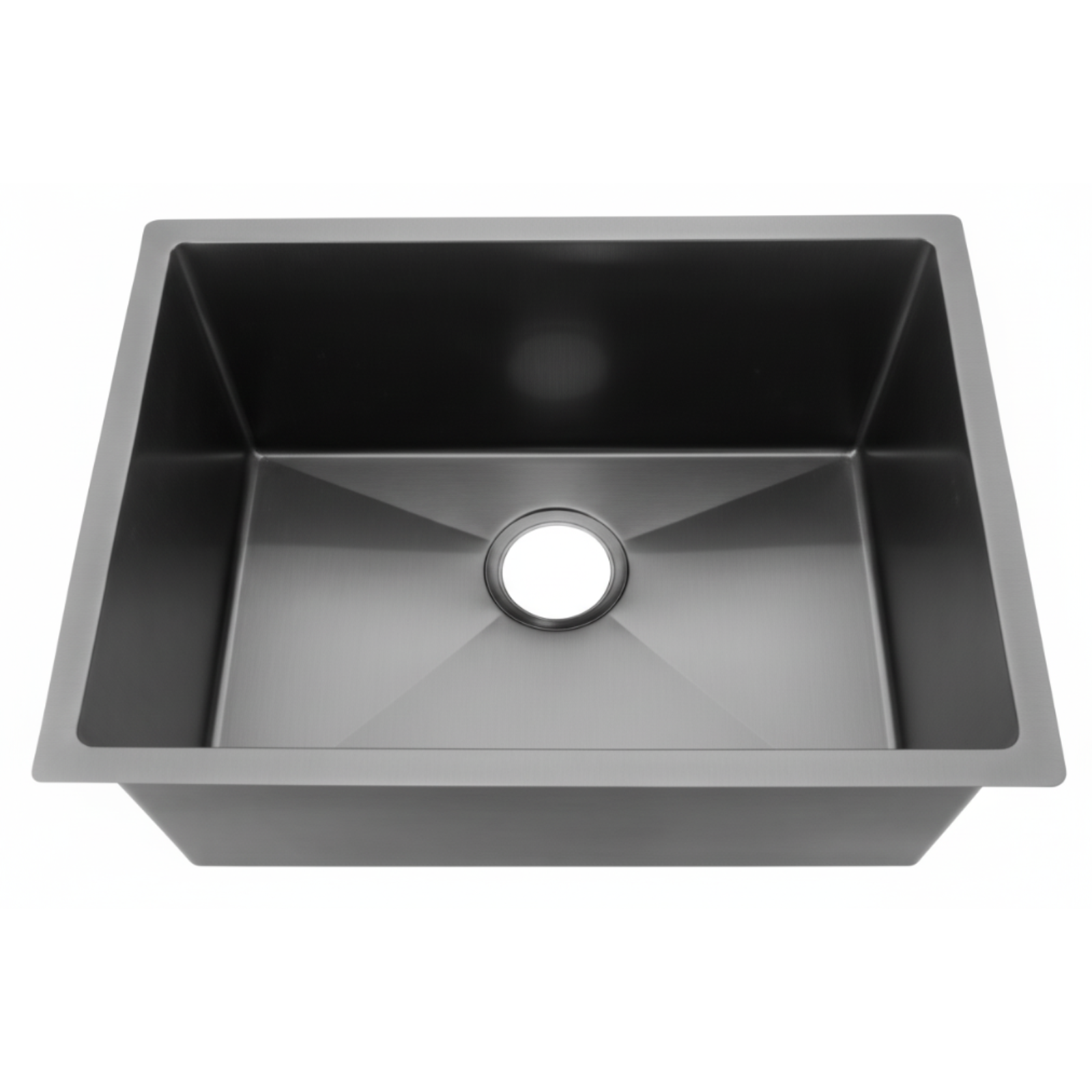 GLORY GL5545-BL 550mm Stainless Steel 201 Kitchen Sink Undermount Single Bowl Matt Sinki Dapur