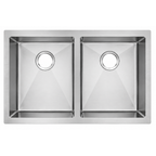 GLORY GL9046 900mm Stainless Steel 304 Kitchen Sink Undermount Double Bowl Matt Sinki Dapur