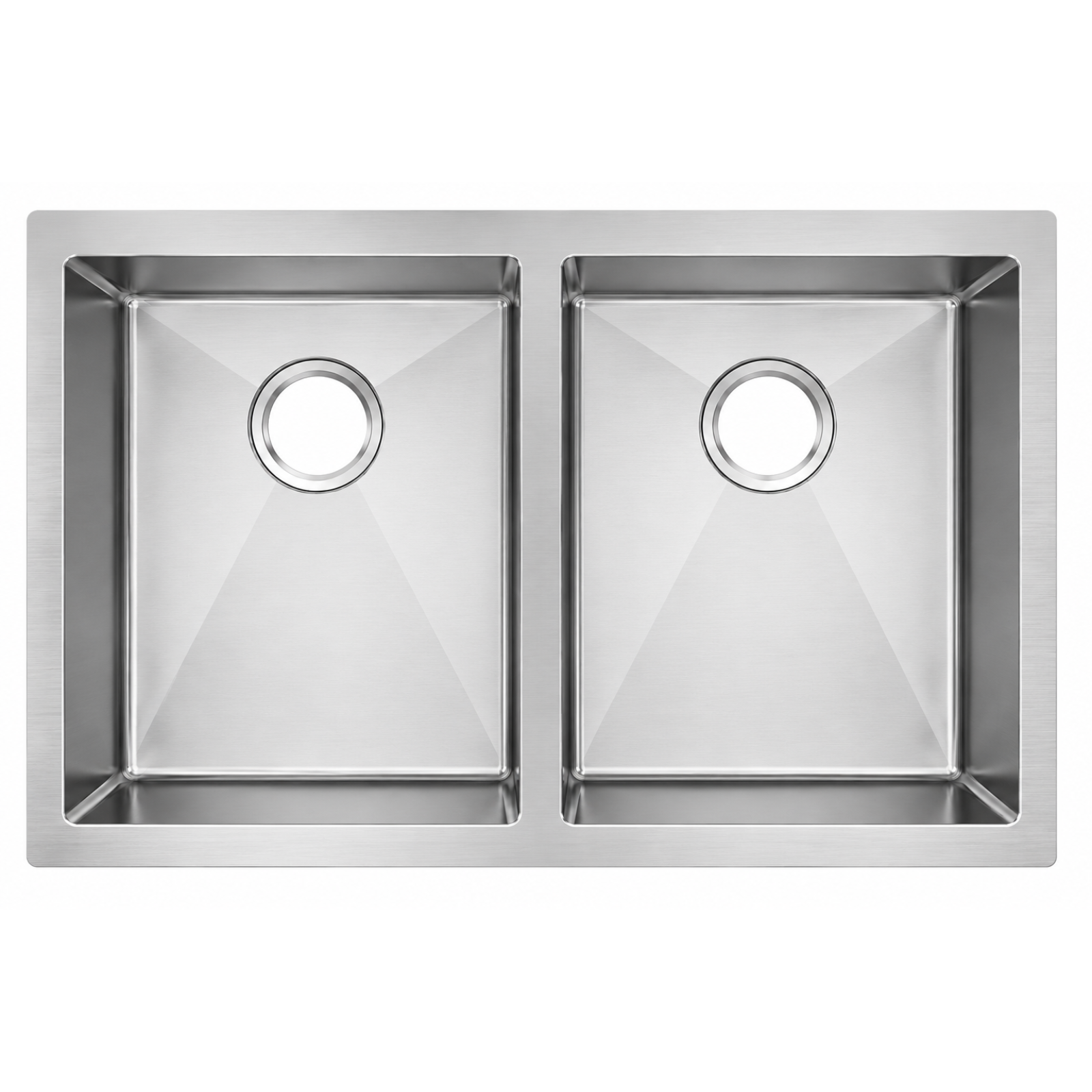 GLORY GL9046 900mm Stainless Steel 304 Kitchen Sink Undermount Double Bowl Matt Sinki Dapur
