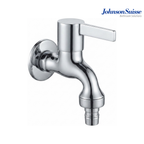 Johnson Suisse Lira 1/2" Washing Machine Bib Tap With Wall Flange | WBFA301668CP |  Chrome