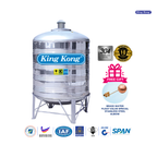 King Kong KR Series Vertical Round Bottom Stainless Steel Water Tank with Stand (900L – 1800L) | 304-BA Stainless Steel