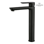 ALFRED VICTORIA 295mm Single Lever Tall Basin Mixer Tap - Matt Black