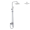 ALFRED VICTORIA 1150mm Square Exposed Rain Shower System - Chrome