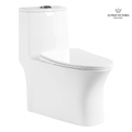 Alfred Victoria One Piece 20 Inch 500mm S Trap Rimless Toilet Bowl with Soft Close Seat Cover