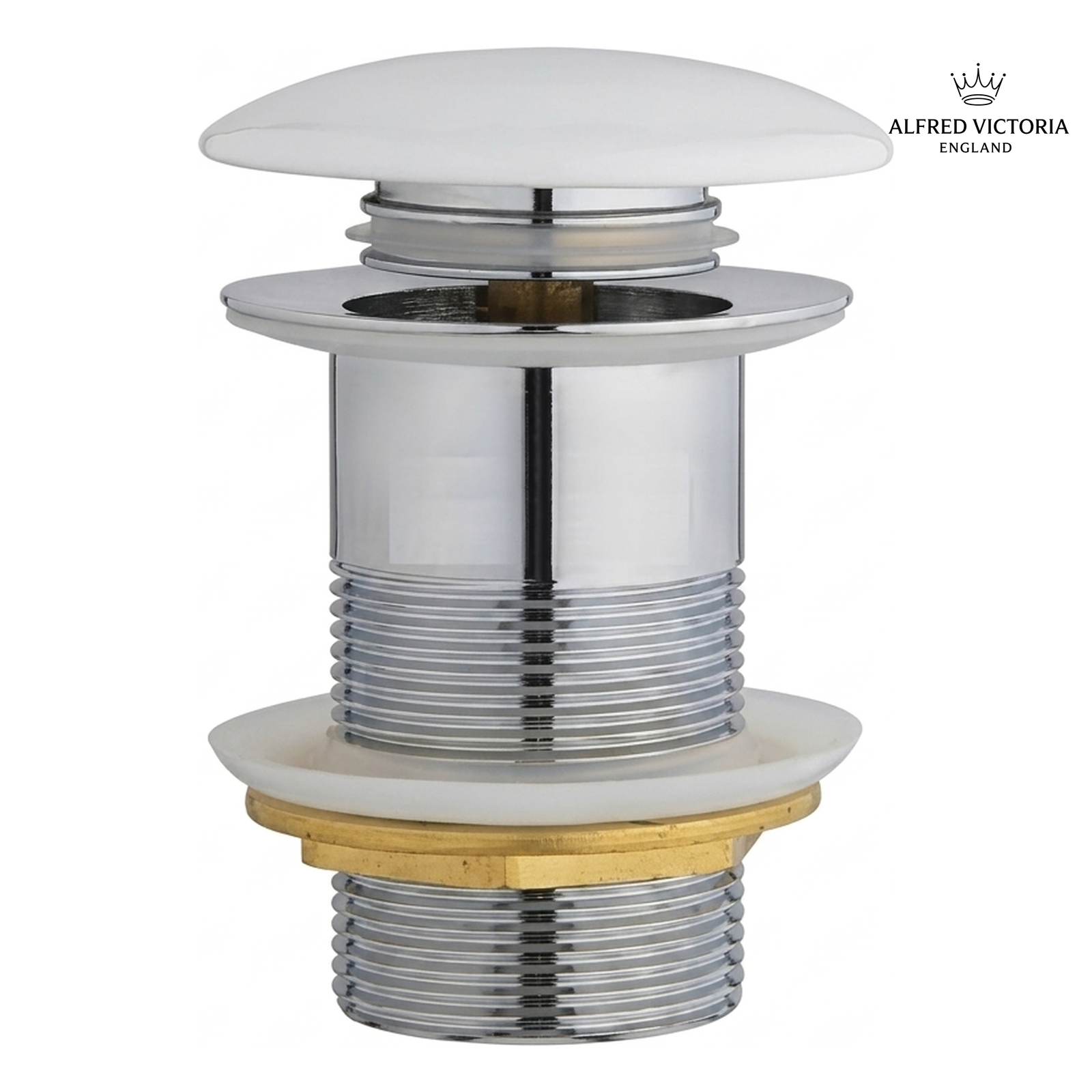 ALFRED VICTORIA Popup Waste Strainer  (1 1/4") - White