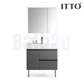 ITTO IT-3321LED 800mm Floor-Standing Basin Cabinet | Gray SPC Material