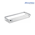 Johnson Suisse Commercial Series 400mm Grated Container Bathroom Shelf | WBBA100280CP | Silver