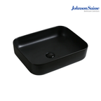 Johnson Suisse Valencia WBVC950141WW 500mm Slim Rectangular Above Counter Basin | White