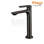 Felice FLE-2319 Cold Tap Single Lever High Basin Tower Tap | Gun Metal