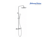 Johnson Suisse Gavi-N WBFA301657CP Shower Column with 10" ABS Shower Head & 2-Way ABS Hand Shower | Chrome