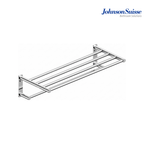 Johnson Suisse Cesena Series 580mm Double Towel Shelf | WBBA100375 | Silver Chrome