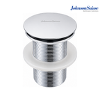 Johnson Suisse WBFT402068CP Basin Grated Waste Outlet with Overflow | Chrome