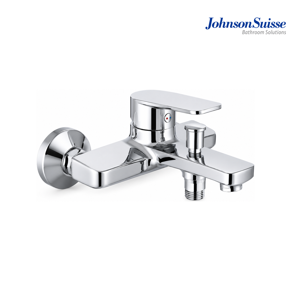 Johnson Suisse Resina WBFA301715CP Wall Mounted Bath-Shower Mixer | Polished Chrome