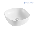 Johnson Suisse Valencia WBVC950143WW 420mm Square Above Counter Basin | White